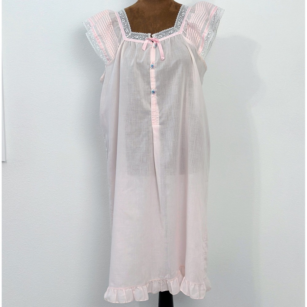 Unbranded Vintage Nightgown Women L Pink Good condition